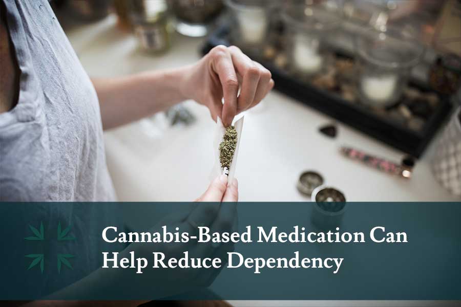 cannabis based medicine can help reduce dependency